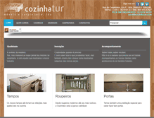 Tablet Screenshot of cozinhatur.com